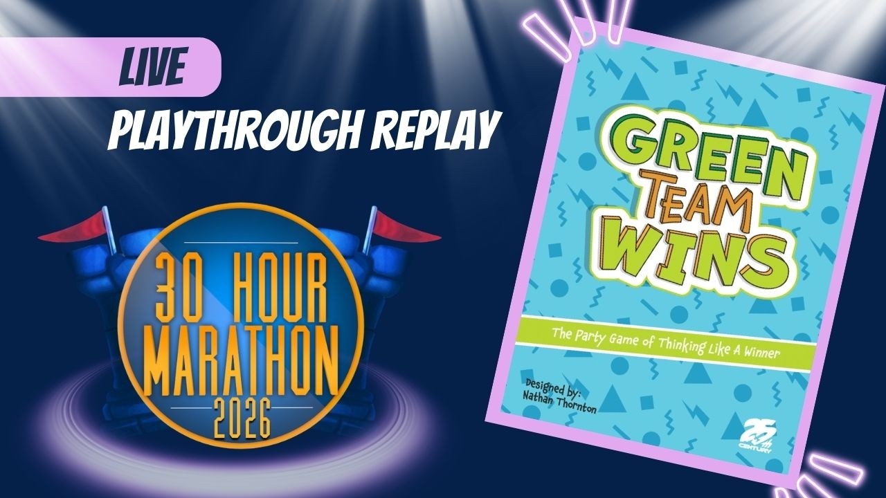 The Green Team Wins Live Replay - 30 Hour Marathon