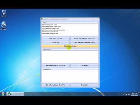 Check If URLs Exist (Is Valid) Software