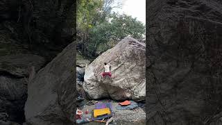 Video thumbnail of ペルセウス (Perseus), 三段 (7c+). 四国 (Shikoku)