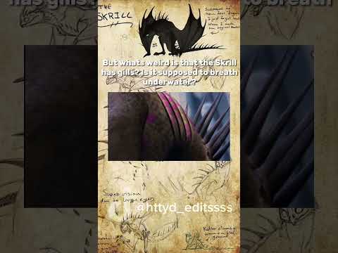 Skrill dragon theory, a water dragen?? #skrill #httyd #shorts #dragon