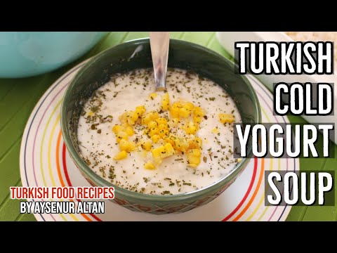 Turkish Cold Yogurt Soup With Two Ingredients