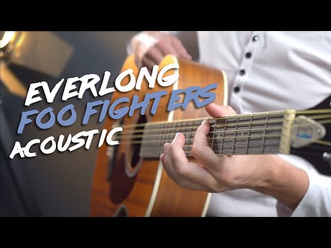 "Everlong" Acoustic Guitar Lesson Tutorial (Foo Fighters) Dave Grohl
