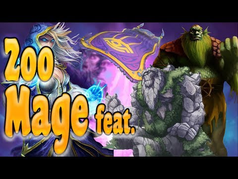 [Hearthstone] Guaranted fun with Giants zoo Mage | Rise of Shadows