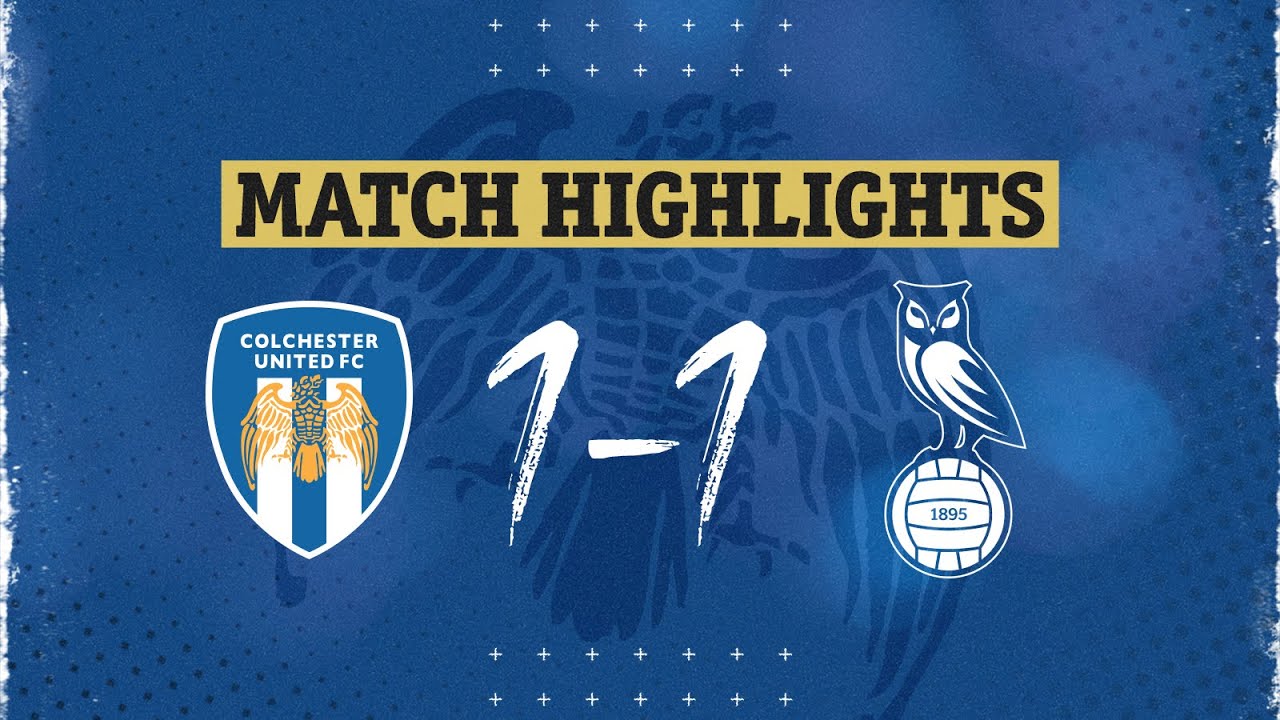 Colchester United vs Oldham Athletic highlights