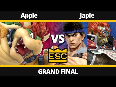ESC 32 - Grand Final - Apple (Bowser) Vs. Japie (Ryu, Ganondorf)- SSBU Local Tournament