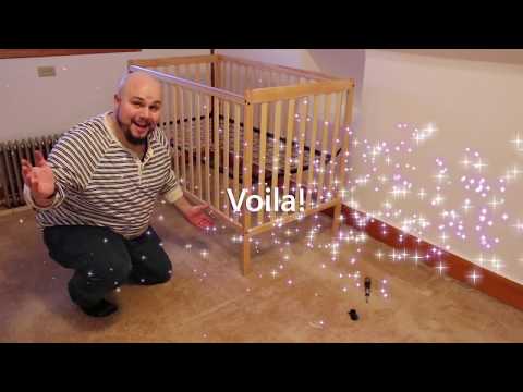 Dream on me Synergy 5-in-1 Convertible Crib Installation Video