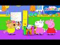 Peppa Pig Friends Play Queen Of The CASTLE Tales Full Episodes 45 MINS