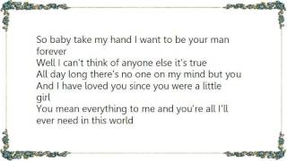 Keith Urban - I Wanna Be Your Man Forever Lyrics