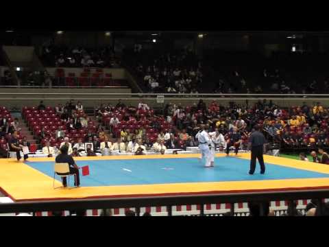 Isabelle Guitard vs Elena Gulko @ 10th World Open Kyokushin Karate Tournament