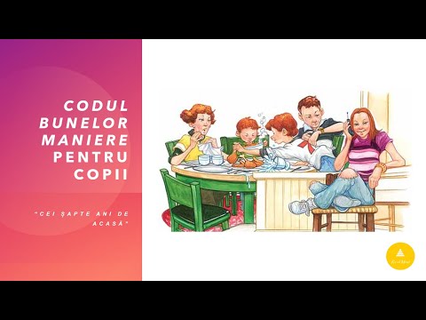 Codul bunelor maniere pentru copii