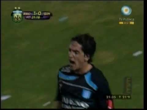 Gol de Hauche - Racing 2 - Gimnasia LP 0 - Yo Banco A Gabriel Hauche