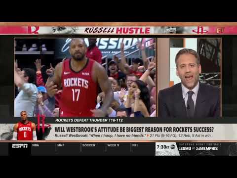 First Take 10/29/19 | Will Westbrook's attitude be biggest reason for Rockets success?