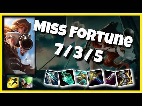 Miss Fortune Bot Lane 11.2 Challenger Gameplay Replay S11 (7/3/5) - OCE
