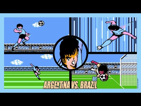 Captain Tsubasa 2: Argentina vs. Brazil (DLC) (by NBA01) |【NES】