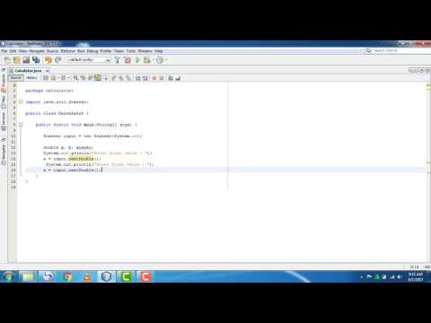 Java Programming Tutorial 6 Building A Basic Calculator X264