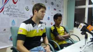 Press Conference (Malaysia) @ Day 5 - 22nd Sultan Azlan Shah Cup 2013