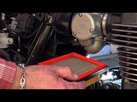 TRIUMPH T120,Street twin,Street cup,Street scrambler! Fitting K&N performance air filter