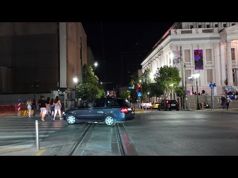 Athens Tram Alstom Citadis Cabview around Piraeus (Line 7) - [412]