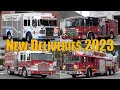 Fire Trucks Responding Compilation: New Deliveries 2023