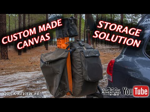 Custom Canvas Storage Solution for Overland Travel - Quick Review #4 - PM Canvas Products