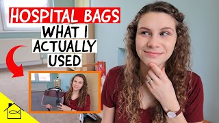 What I ACTUALLY Used From My Hospital Bag UK 2021
