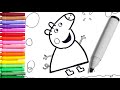 ️Drawing Peppa And George Playing With Bubbles Fun Step By Step Tutorial