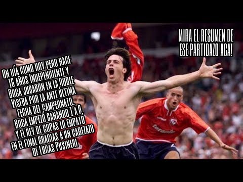 A 16 años del campeonato apertura 2002 - Independiente campeon campeonato apertura 2002
