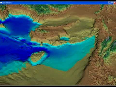 Mediterranean Flooding animation - Cyprus - Atlantis - Eden