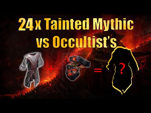 [Path of Exile] 24 Tainted Mythic Orbs vs. Influenced Occultist's Vestments