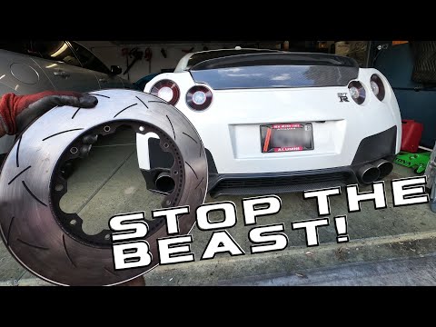 HOW TO REPLACE YOUR R35 NISSAN GT-R's FRONT BRAKE ROTORS & PADS| Never neglect your Stopping power!