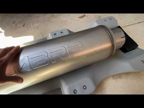 6.7l Cummins MBRP quiet tone muffler