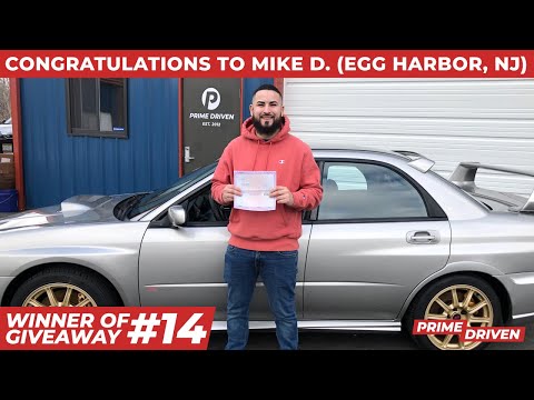 PRIMEDRIVEN Subaru STI JDM Car Giveaway #14 WINNER!