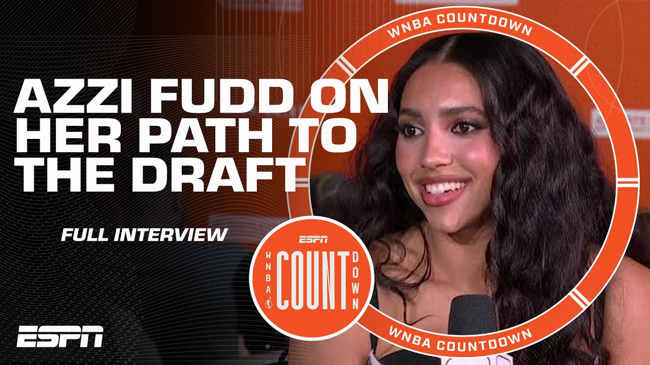 ‘I’m living out my dream right now’ - Azzi Fudd reflects on her basketball journey | WNBA Countdown