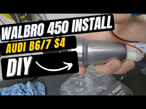 Walbro 450 Fuel Pump DIY For Audi B6/7 S4