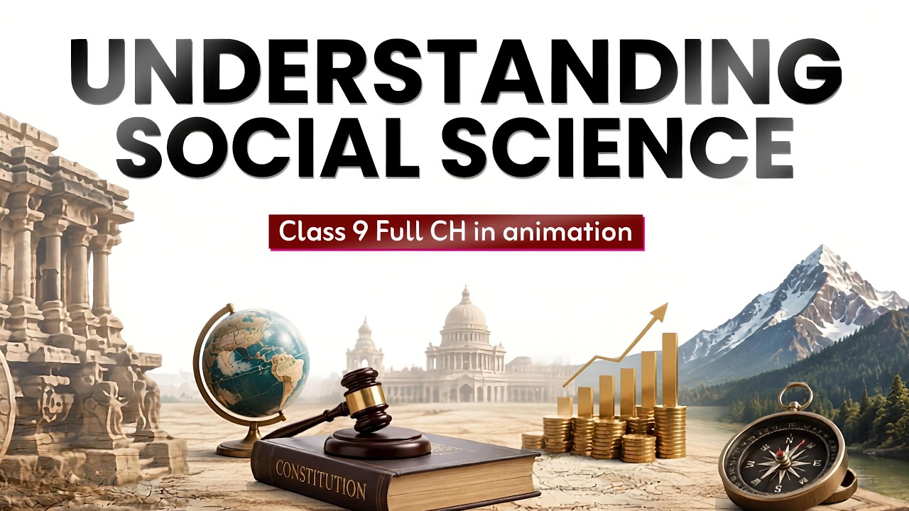 Thumbnail for Understanding Social Science | Class 9 SST Ch 1 | Full Ch in animation | One shot |