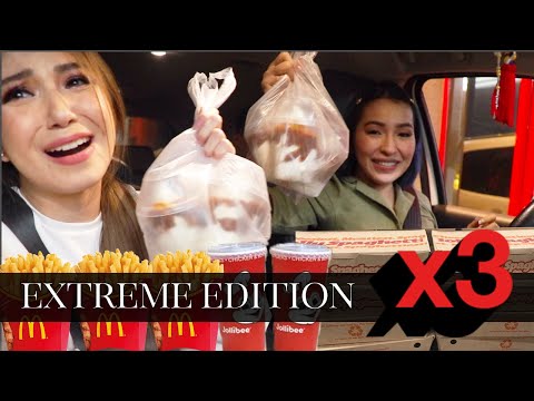 Letting The Person In Front Decide What I Eat x3!! (with Jelai Andres) DRIVE THRU + GROCERY EDITION