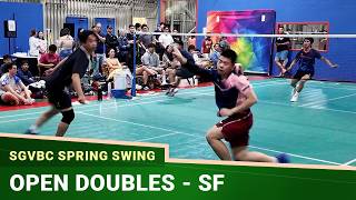 SGVBC Spring Swing | Open Doubles | SF | Don Averia/Connor Lam vs Jaden Ke Hong Chen/Lingga Lie