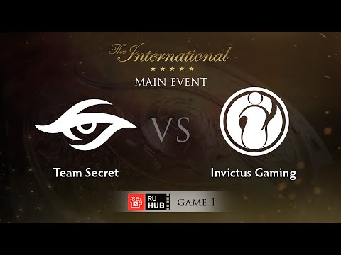 Secret -vs- iG, TI5 Main Event, LB Round 2, Game 1