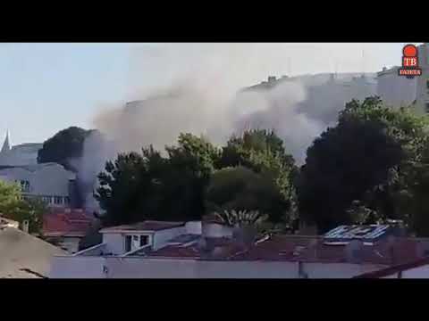 Ստամբուլում վառվում է Ռուսաստանի հյուպատոսության շենքը