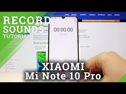 How to Enable Sounds Recorder in Xiaomi Mi Note 10 Pro - Record Sounds