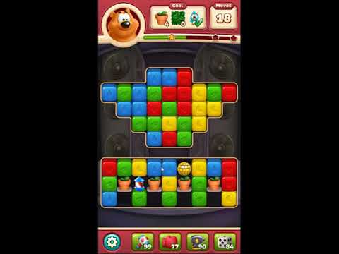 Toon Blast Level 3466 - NO BOOSTERS 🐻🐺🐱 | SKILLGAMING ✔️