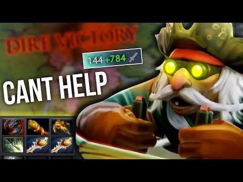 SAD MIRACLE - 2x Divine Rapier Cant Help Win The Game Gyrocopter 7.11 | Dota 2