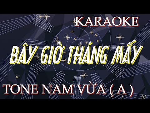 Karaoke Bây Giờ Tháng Mấy (Disco Bosa) Tone Nam Vừa | Nam Trân SX900