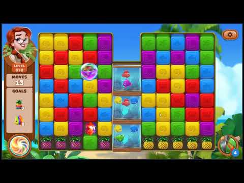 Lost Island Blast Adventure Level 878 - NO BOOSTERS 🏝️ | SKILLGAMING ✔️