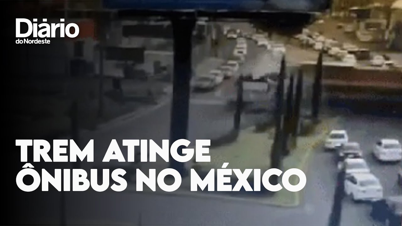 Imagem da notícia Trem atinge ônibus no México e deixa pelo menos dez mortos e mais de 40 feridos