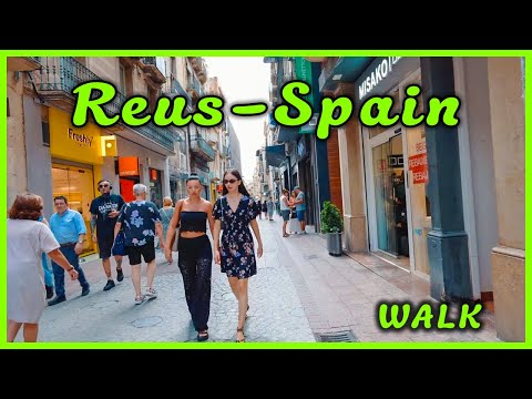 REUS 4K City Walk 🇪🇸 | Relaxing ASMR Urban Tour in Tarragona, Spain