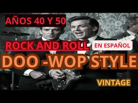ROCK AND ROLL. DOO-WOP STYLE en español. AÑOS 40 Y 50. © 2025 Fco Javier Llorente (God project)