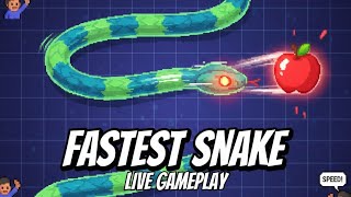 โก Fastest Snake in Google Snake Game | Live Gameplay #shortsfeed #shortslive #snake