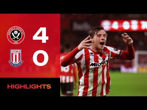 Sheffield United 4-0 Stoke City | EFL Championship highlights