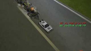 BTTF III Ending - Sort of (train pushing the delorean)